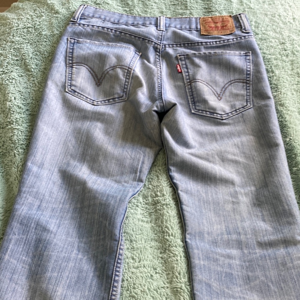 MENS LEVIS 511 BLUE DENIM JEANS 32x30